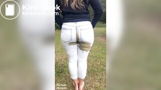 Messy Outdoor Jeans Poop, ScatKings.com Scat Porn 10 ScatKings.com Scat Porn