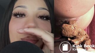 Sensual Latina Human Toilet Poop Eating (Collage Edit), ScatKings.com Scat Porn 27 ScatKings.com Scat Porn