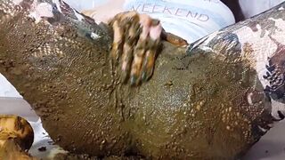 Shit Through Lace Leggings, ScatKings.com Scat Porn 5 ScatKings.com Scat Porn