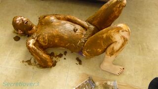 short haired chick plays in shit, ScatKings.com Scat Porn 10 ScatKings.com Scat Porn